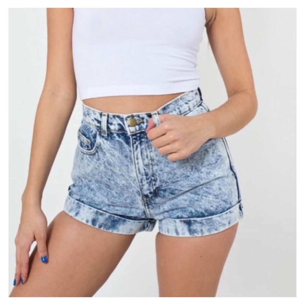 Acid Wash AA shorts